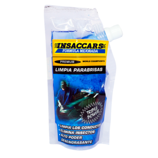 LIMPIA VIDRIOS SACHET-FUNDA INSACCARS